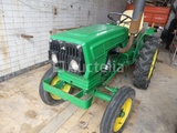 Minituur van Vintage Mini Landbouw Tractor Merk en Model Onbekend