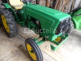 Minituur van Vintage Mini Landbouw Tractor Merk en Model Onbekend