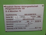 Thumbnail of Deckel FP 5 NC CNC Milling Machine 1986