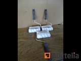 Minituur van 3 sets van 2 GAMMA Muurverfrollers met Handvat