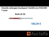 Minituur van 50 FISCHER DuoXpand Torx-Head hamerharingen 10 x 200 mm