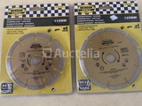 Minituur van 2 x diamantschijf 115 en 125 mm