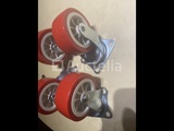 Thumbnail of 4 swivel castors 75 mm with brake