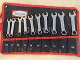 Thumbnail of 10 piece Stitch ring wrench set Stubby 10-19mm