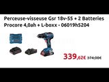 Miniaturansicht von BOSCH GSR 18V-55 cordless drill driver in its systainer