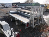 Minituur van Dubbelassige aanhangwagen dragende machine met laadklep Ifor Williams 2Hb (VIN:SCKD00000N0805155)