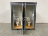 Minituur van RTE dubbele toilet unit 2025