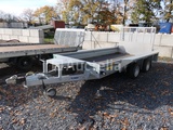 Minituur van Dubbelassige aanhangwagen dragende machine met laadklep Ifor Williams 2Hb (VIN:SCKD00000N0805155)