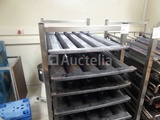 Thumbnail of 2 Oven trolleys with baguette plate
