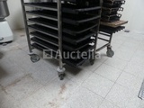 Thumbnail of 2 Oven trolleys with baguette plate