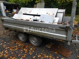 Minituur van 750 kg aluminium dubbelassige aanhangwagen SYMA SDAO1