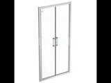 Minituur van Ideal Standard Connect 2 - Klapdeur 90 cm, silver bright/helder glas K9294EO (nr. 15-14)
