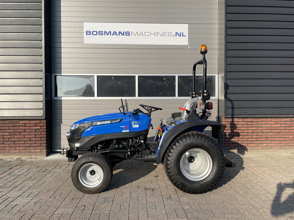 Solis 20 4WD (18.5 PK mitsubishi) minitractor NIEUW gazonbanden