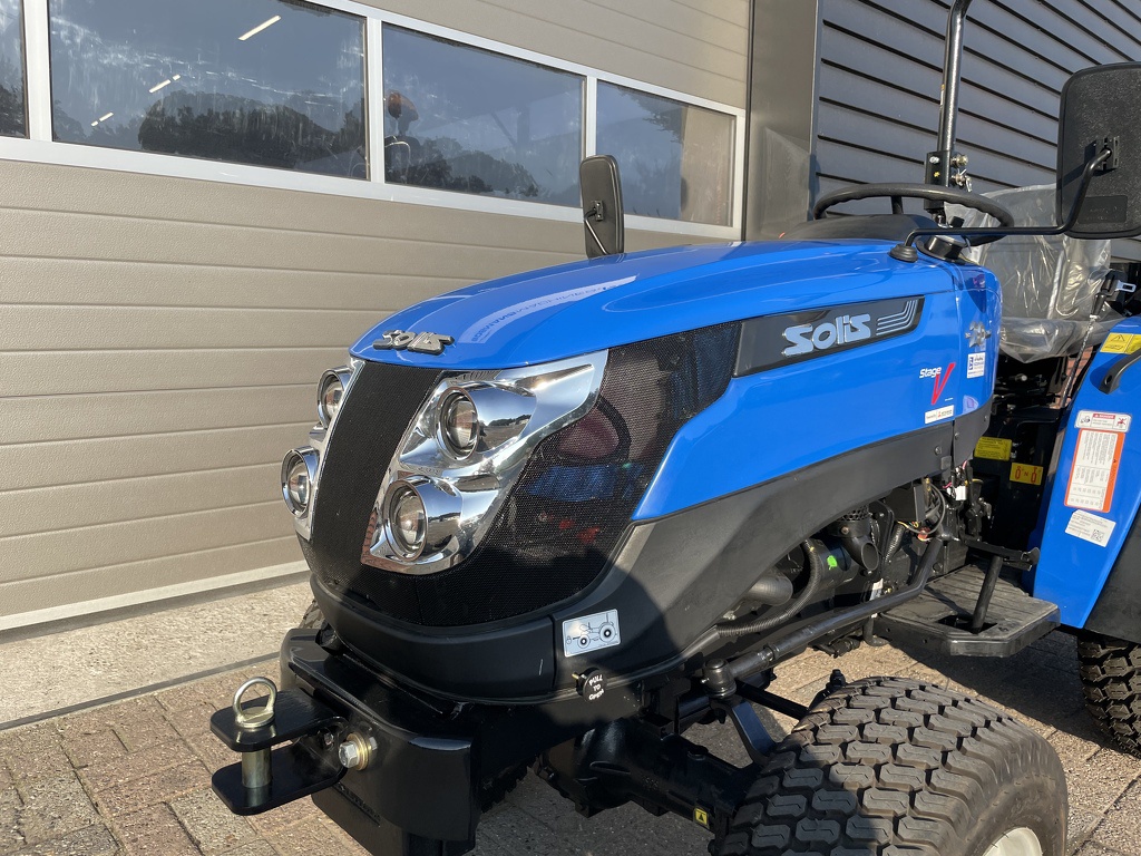 Solis 20 4WD (18.5 PK mitsubishi) minitractor NIEUW gazonbanden