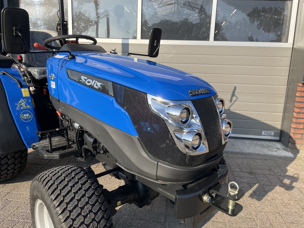 Solis 20 4WD (18.5 PK mitsubishi) minitractor NIEUW gazonbanden