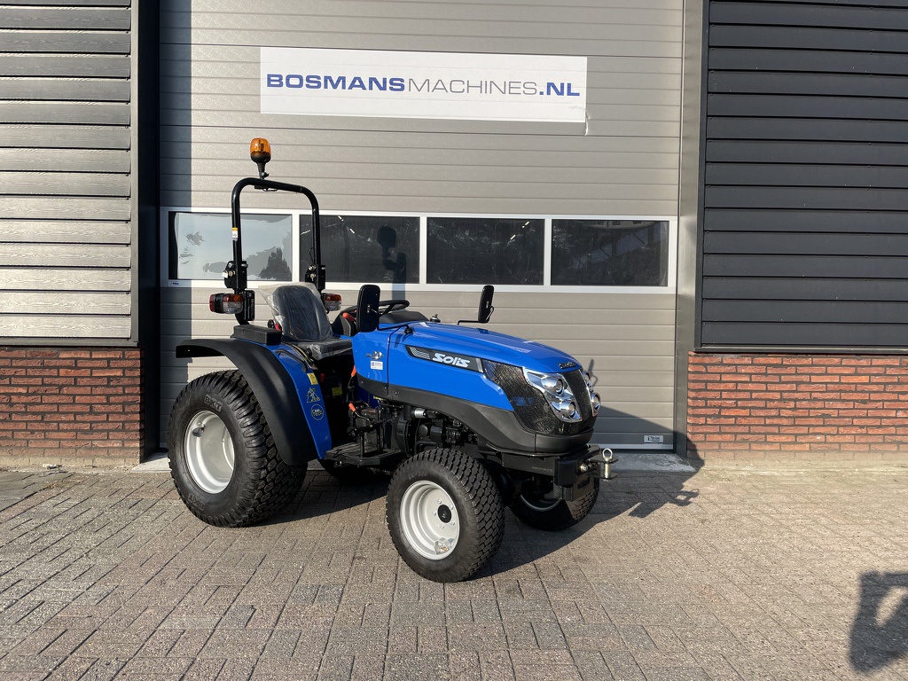 Solis 20 4WD (18.5 PK mitsubishi) minitractor NIEUW gazonbanden
