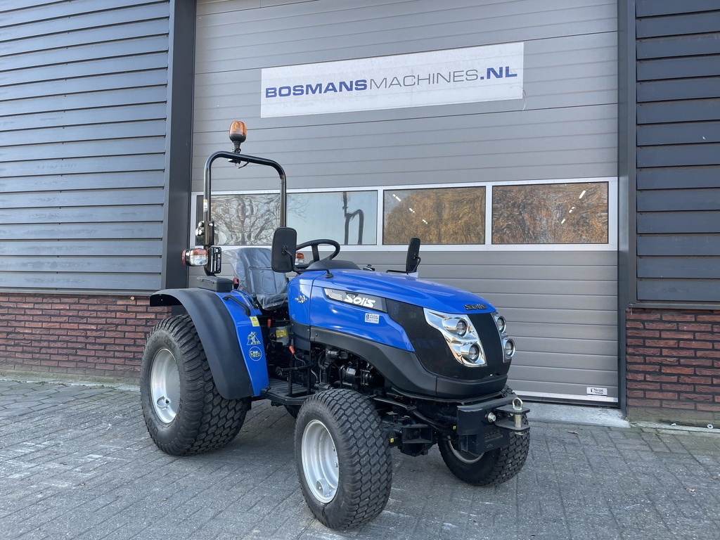 Solis 20 minitractor NIEUW (18.5 PK mitsubishi) incl gazonbanden