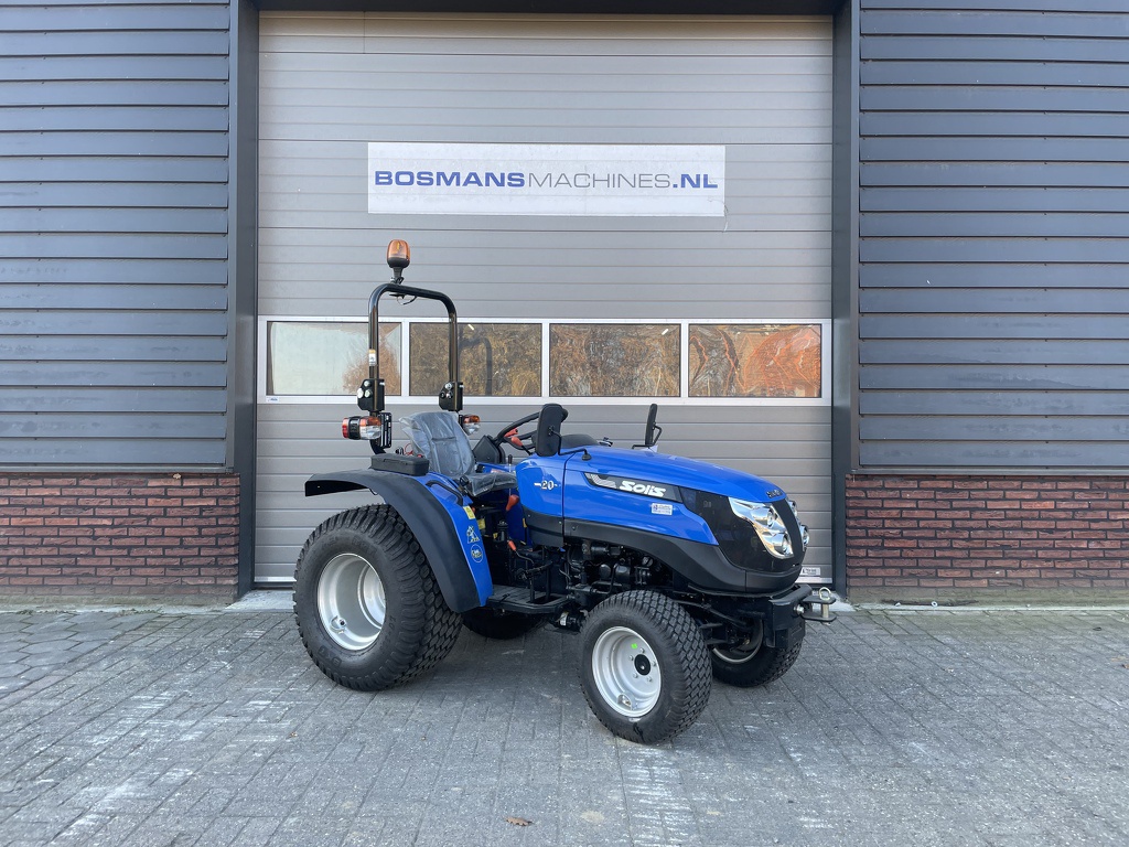 Solis 20 minitractor NIEUW (18.5 PK mitsubishi) incl gazonbanden