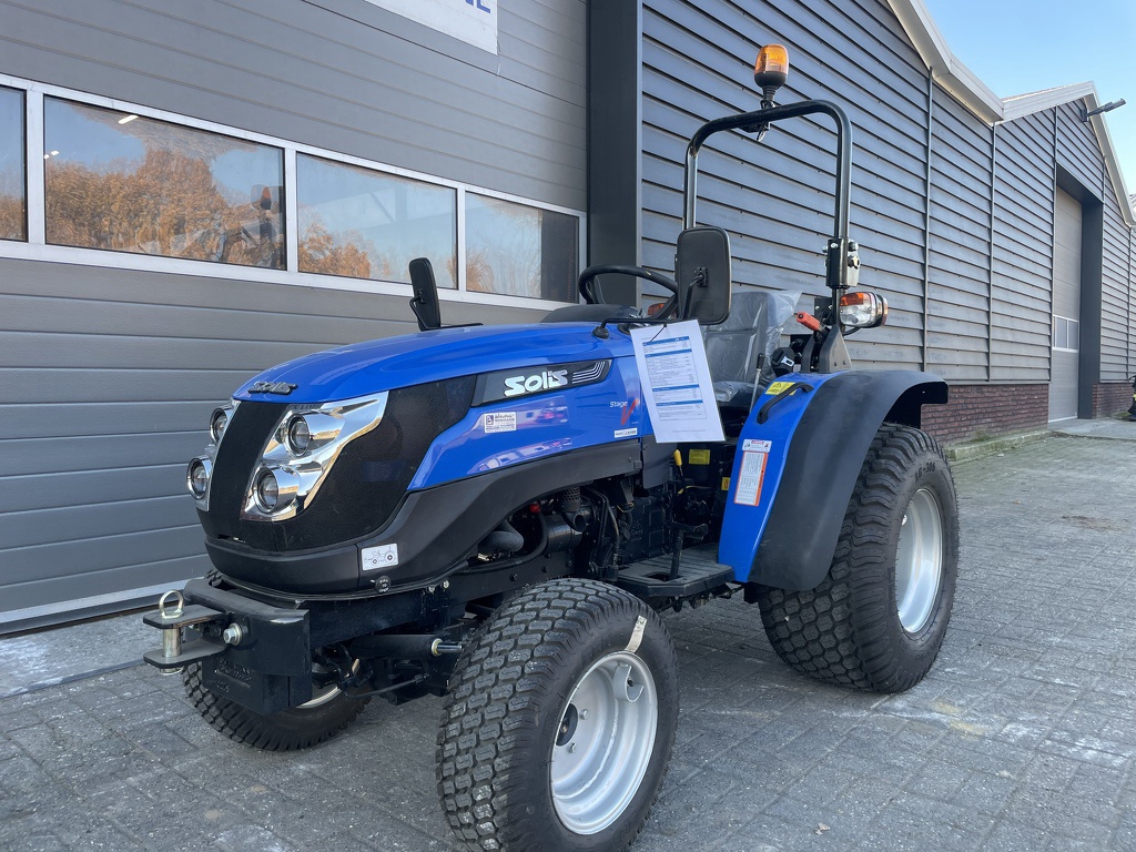Solis 20 minitractor NIEUW (18.5 PK mitsubishi) incl gazonbanden