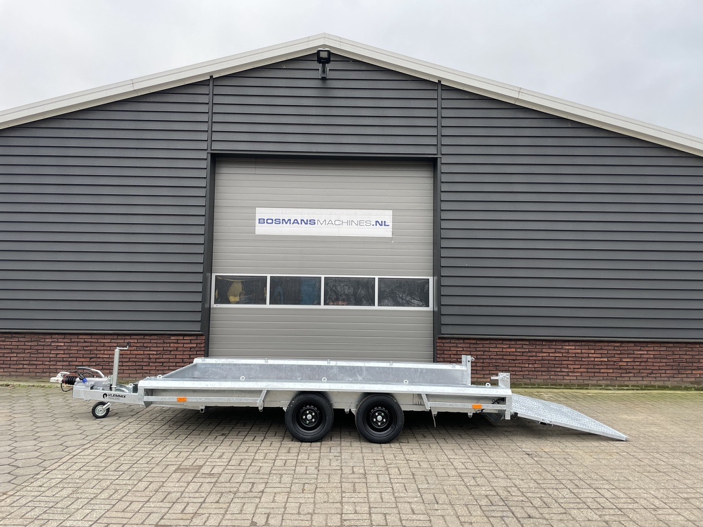 Vlemmix machinetransporter 3500 kg 400 x 180 NIEUW 2 asser