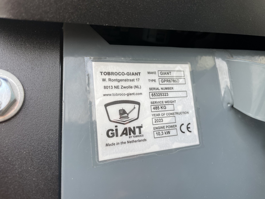 Giant GPR6785D trilplaat NIEUW 485 kg diesel €302 LEASE