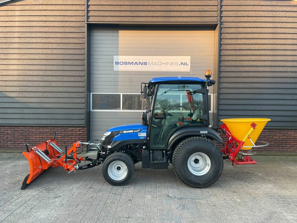 Solis 26 HST minitractor CABINE (optie zoustrooier, sneeuwschuif)