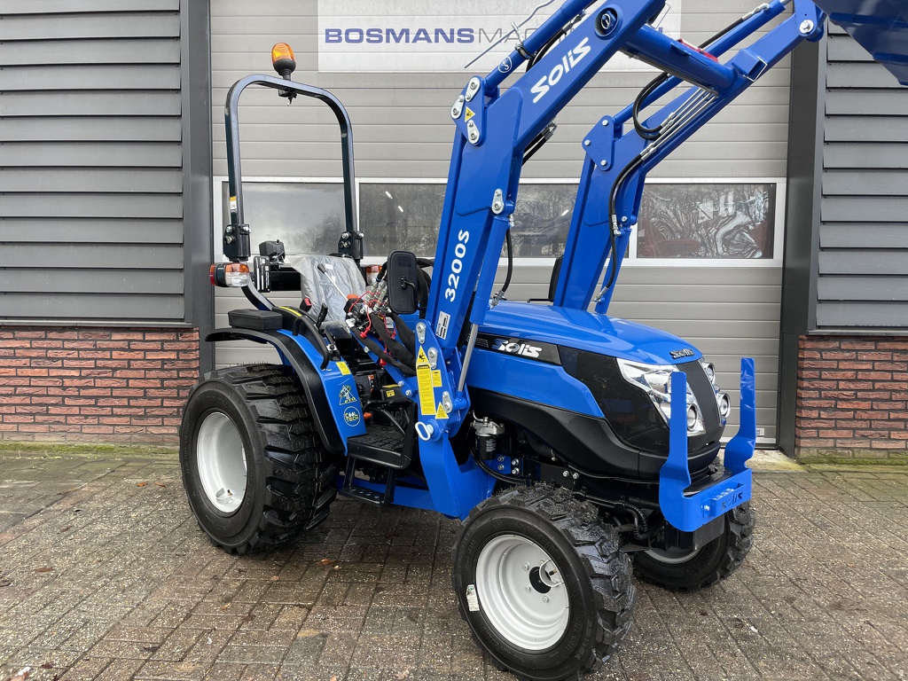 Solis S26 + minitractor met frontlader NIEUW 5 jaar GARANTIE