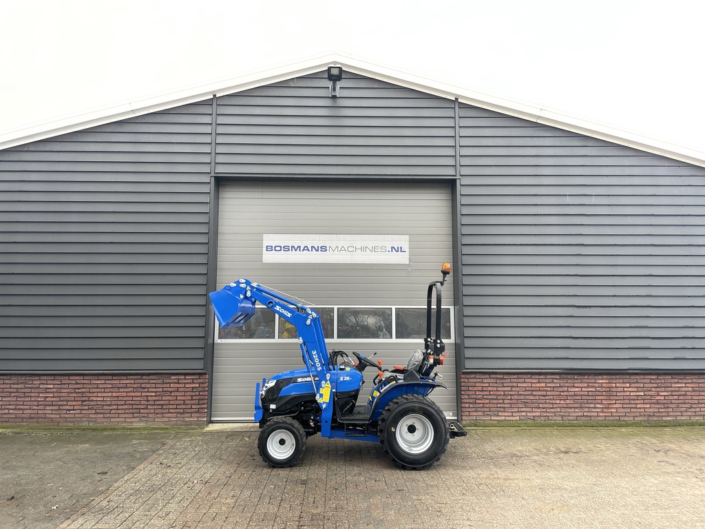 Solis S26 + minitractor met frontlader NIEUW 5 jaar GARANTIE