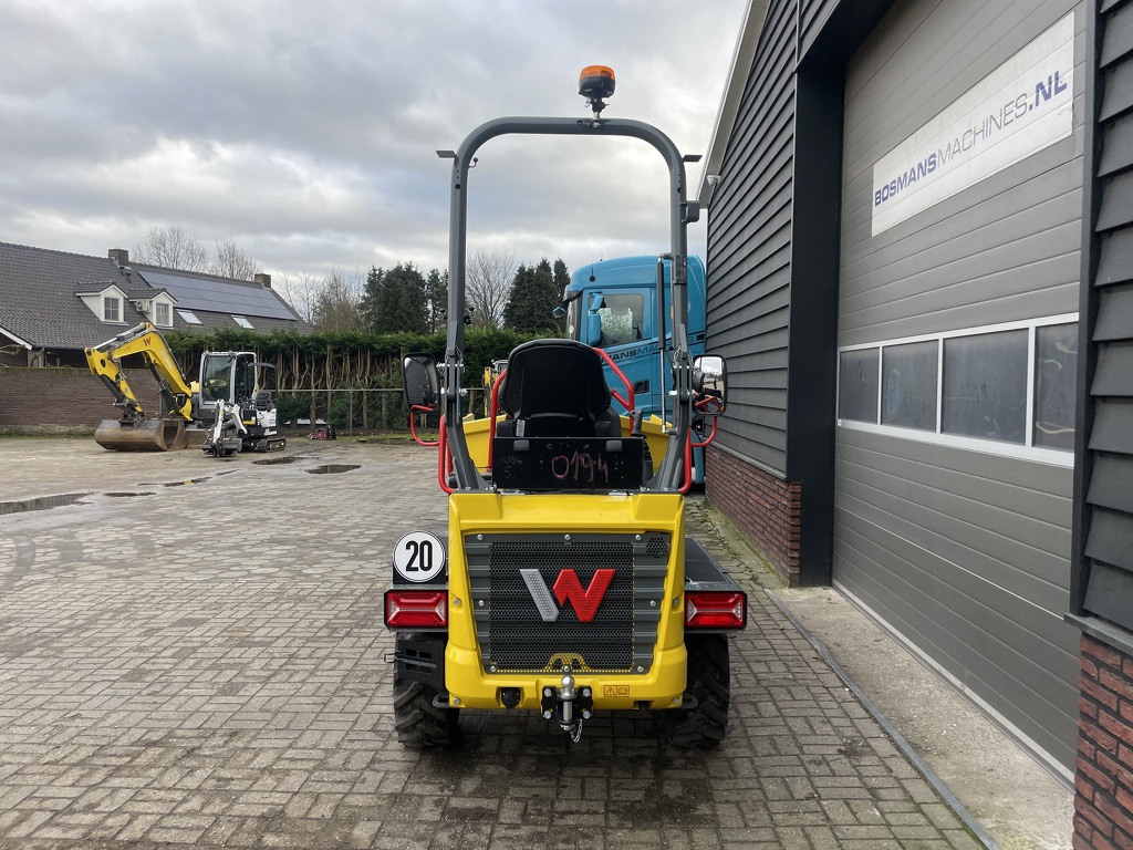 Wacker Neuson DW20 wieldumper NIEUW