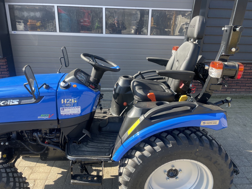 Solis 26 HST minitractor NIEUW met HOGE galaxy banden
