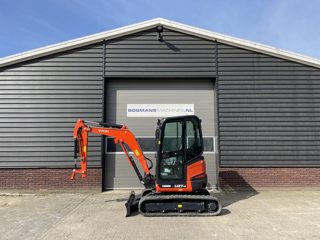 Kubota U27 hi-spec minigraver NIEUW €580 LEASE