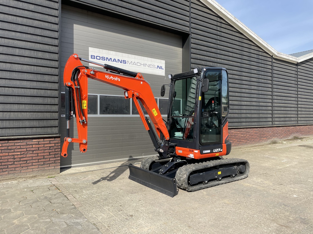 Kubota U27 hi-spec minigraver NIEUW €580 LEASE