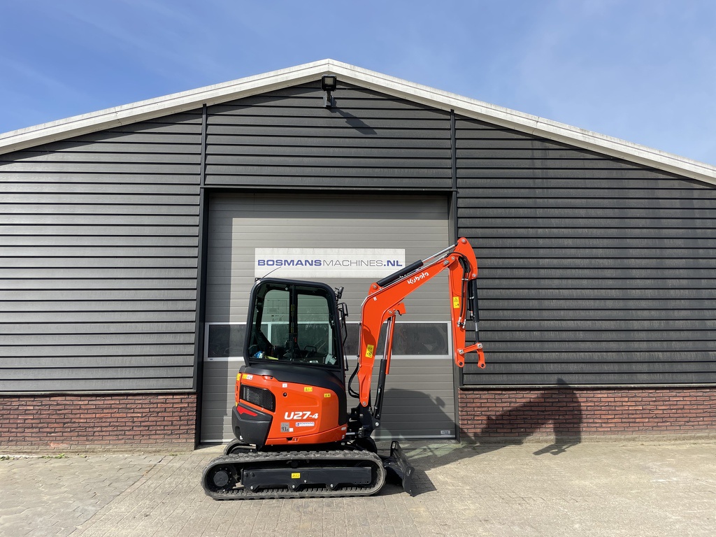 Kubota U27 hi-spec minigraver NIEUW €580 LEASE
