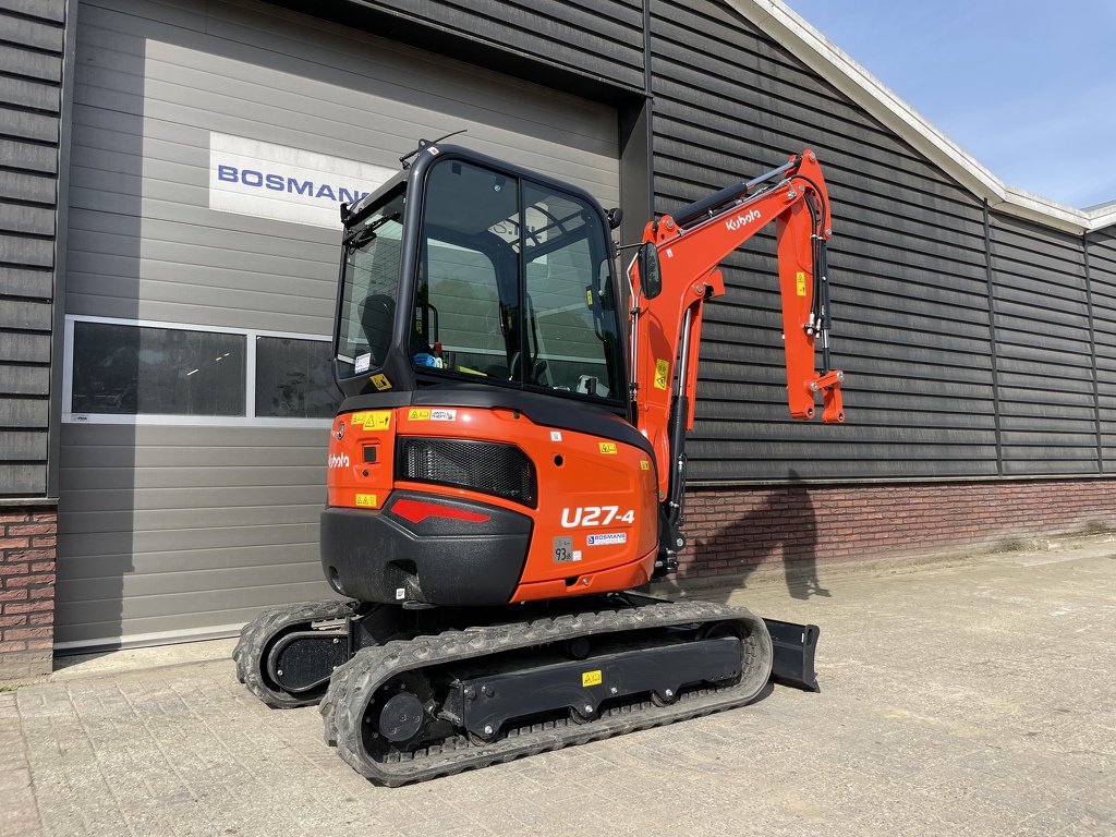 Kubota U27 hi-spec minigraver NIEUW €580 LEASE