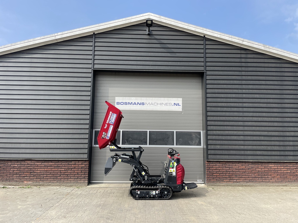 TE HUUR Yanmar C08 hitip + rupsdumper hoogkiep zelfladend