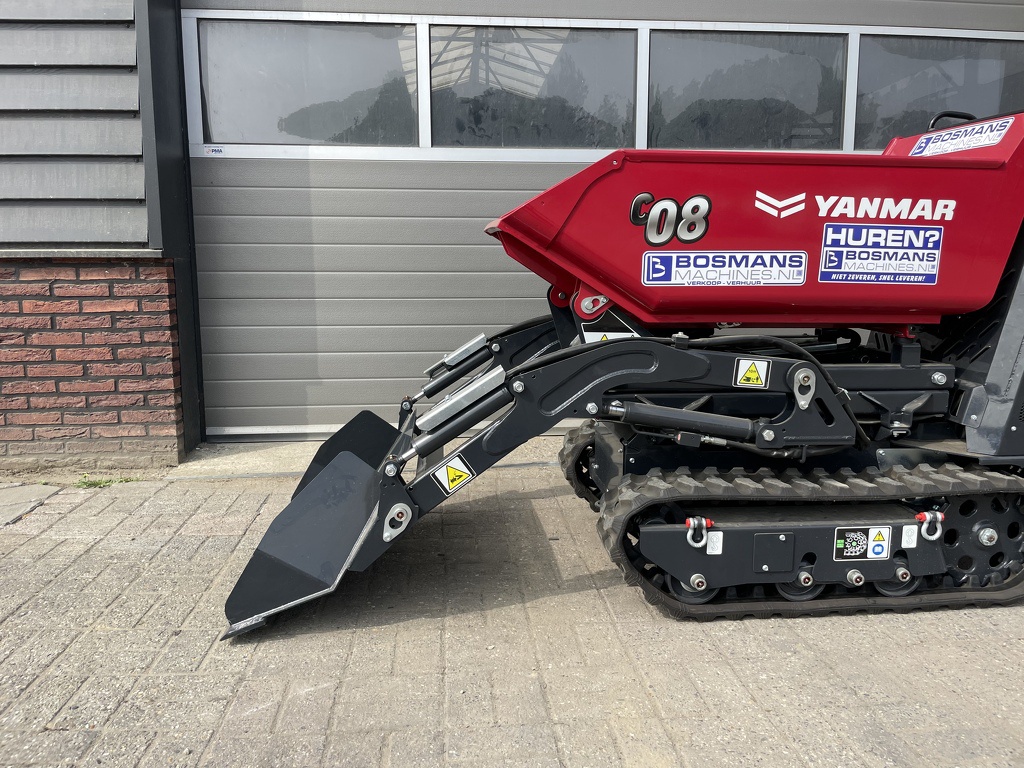 TE HUUR Yanmar C08 hitip + rupsdumper hoogkiep zelfladend