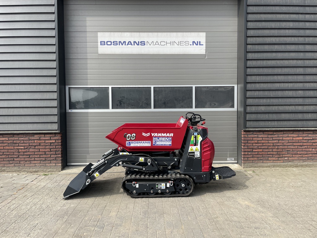 TE HUUR Yanmar C08 hitip + rupsdumper hoogkiep zelfladend