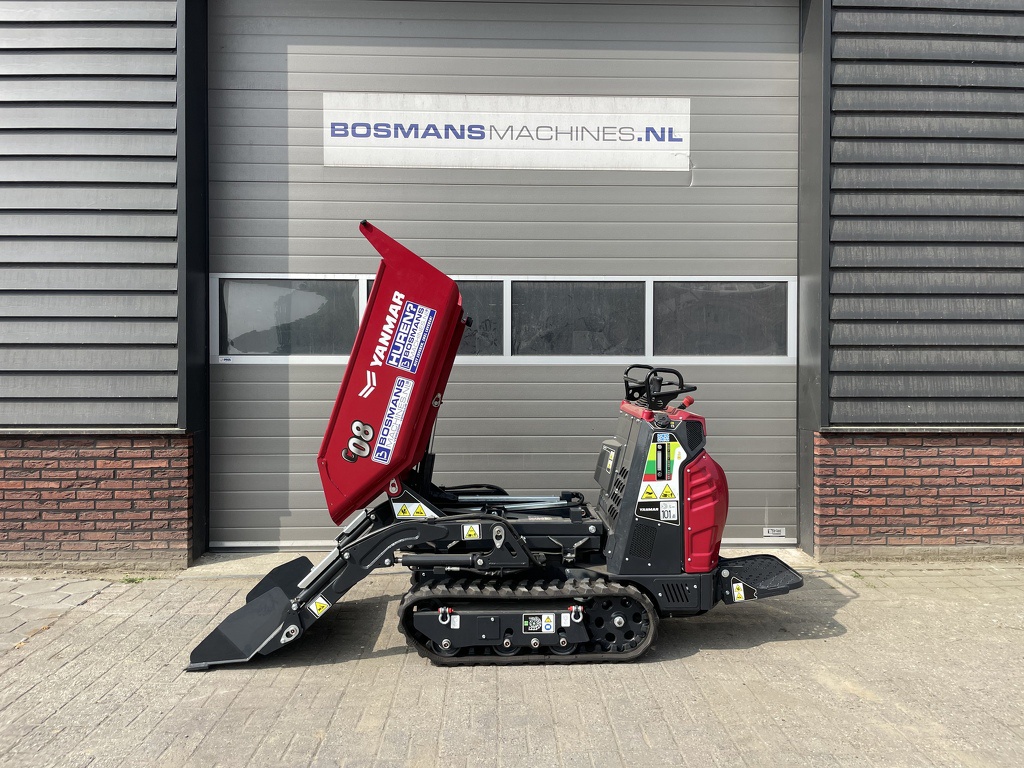 TE HUUR Yanmar C08 hitip + rupsdumper hoogkiep zelfladend