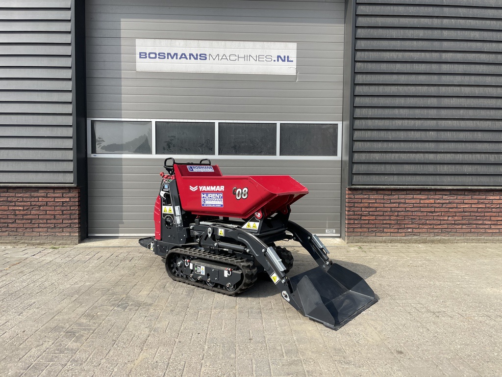 TE HUUR Yanmar C08 hitip + rupsdumper hoogkiep zelfladend