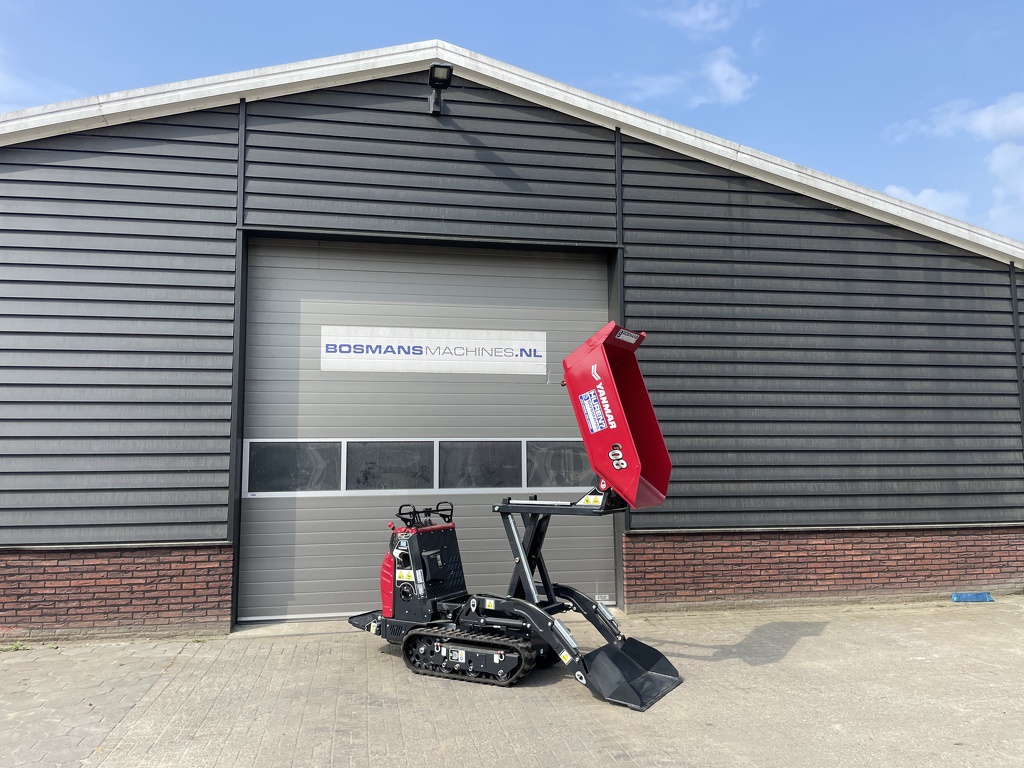 TE HUUR Yanmar C08 hitip + rupsdumper hoogkiep zelfladend