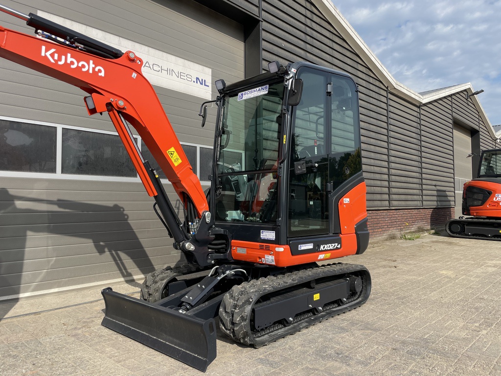 Kubota KX027 KX27 HI-SPEC minigraver NIEUW €599 LEASE