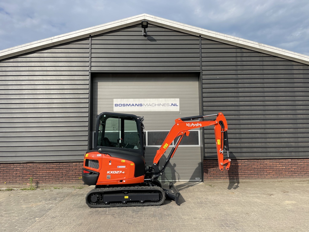 Kubota KX027 KX27 HI-SPEC minigraver NIEUW €599 LEASE