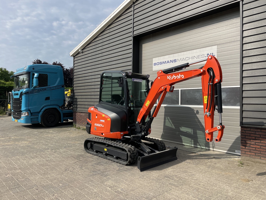 Kubota KX027 KX27 HI-SPEC minigraver NIEUW €599 LEASE