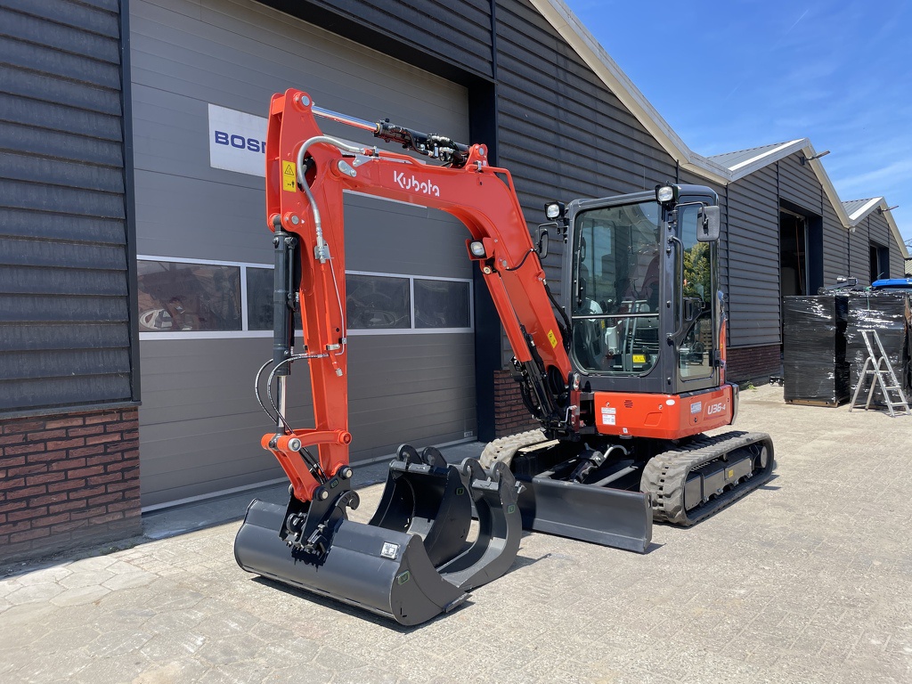 Kubota U36 minigraver NIEUW €655 LEASE