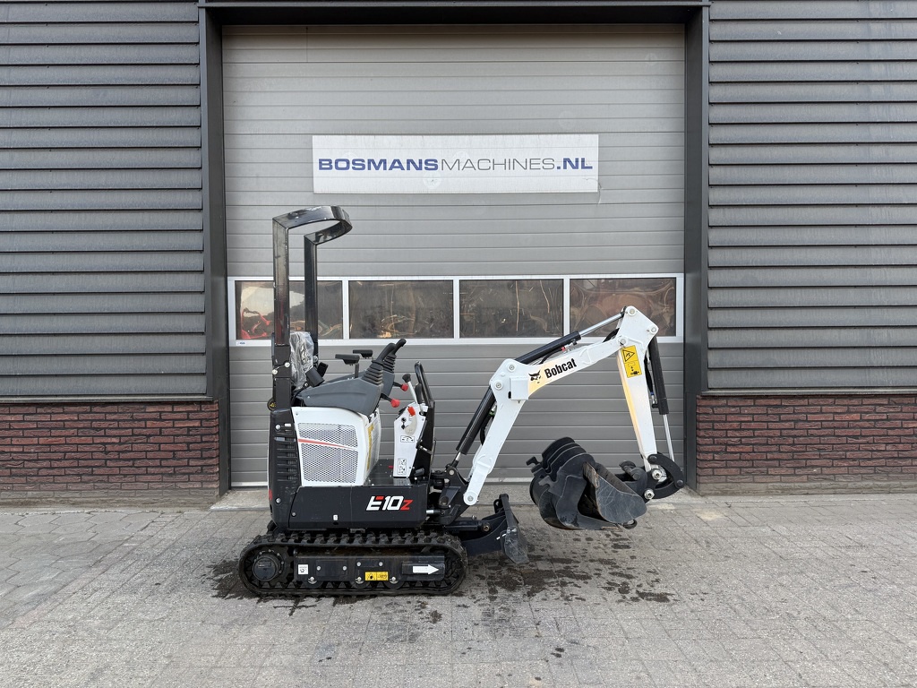 Bobcat E10 z minigraver 2025 28 uur DEMO