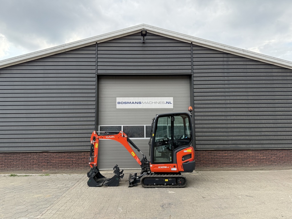 Kubota KX016 minigraver NIEUW €365 LEASE