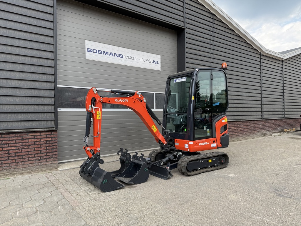 Kubota KX016 minigraver NIEUW €365 LEASE