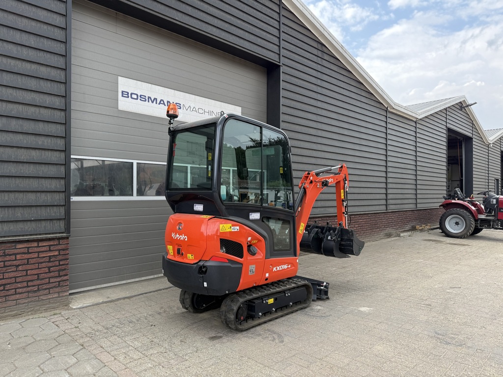 Kubota KX016 minigraver NIEUW €365 LEASE
