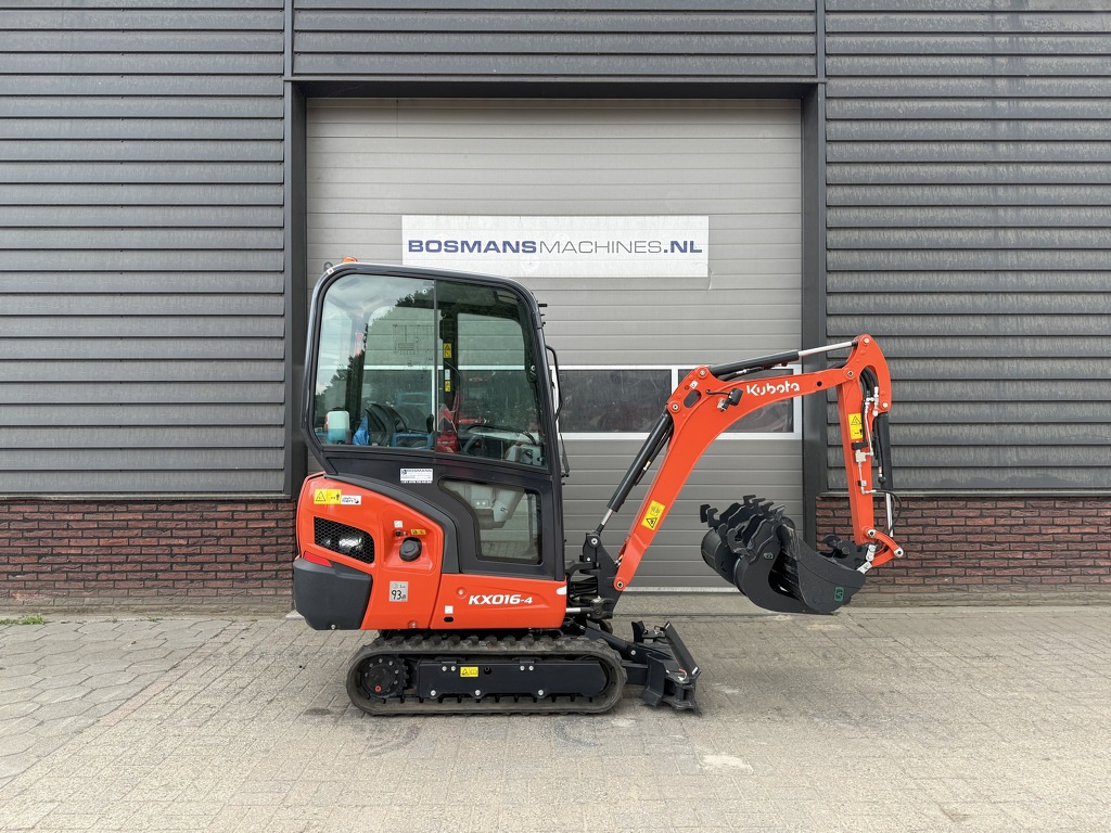 Kubota KX016 minigraver NIEUW €365 LEASE