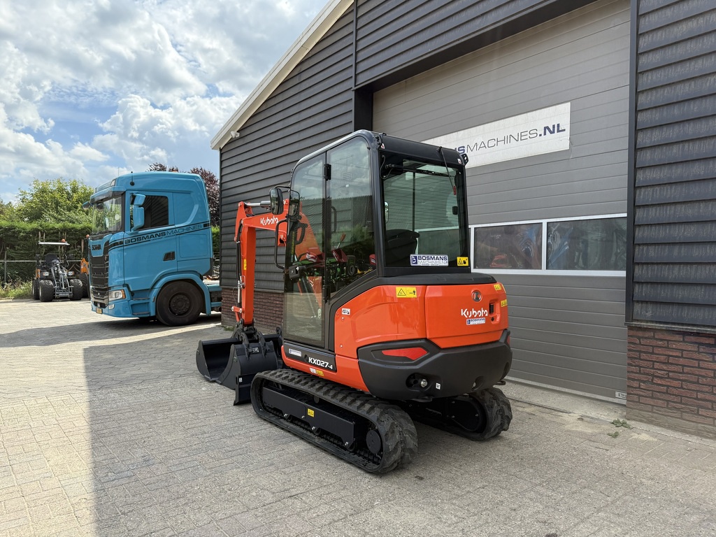Kubota KX027 HI-SPEC minigraver NIEUW incl CW05 + 3 bakken